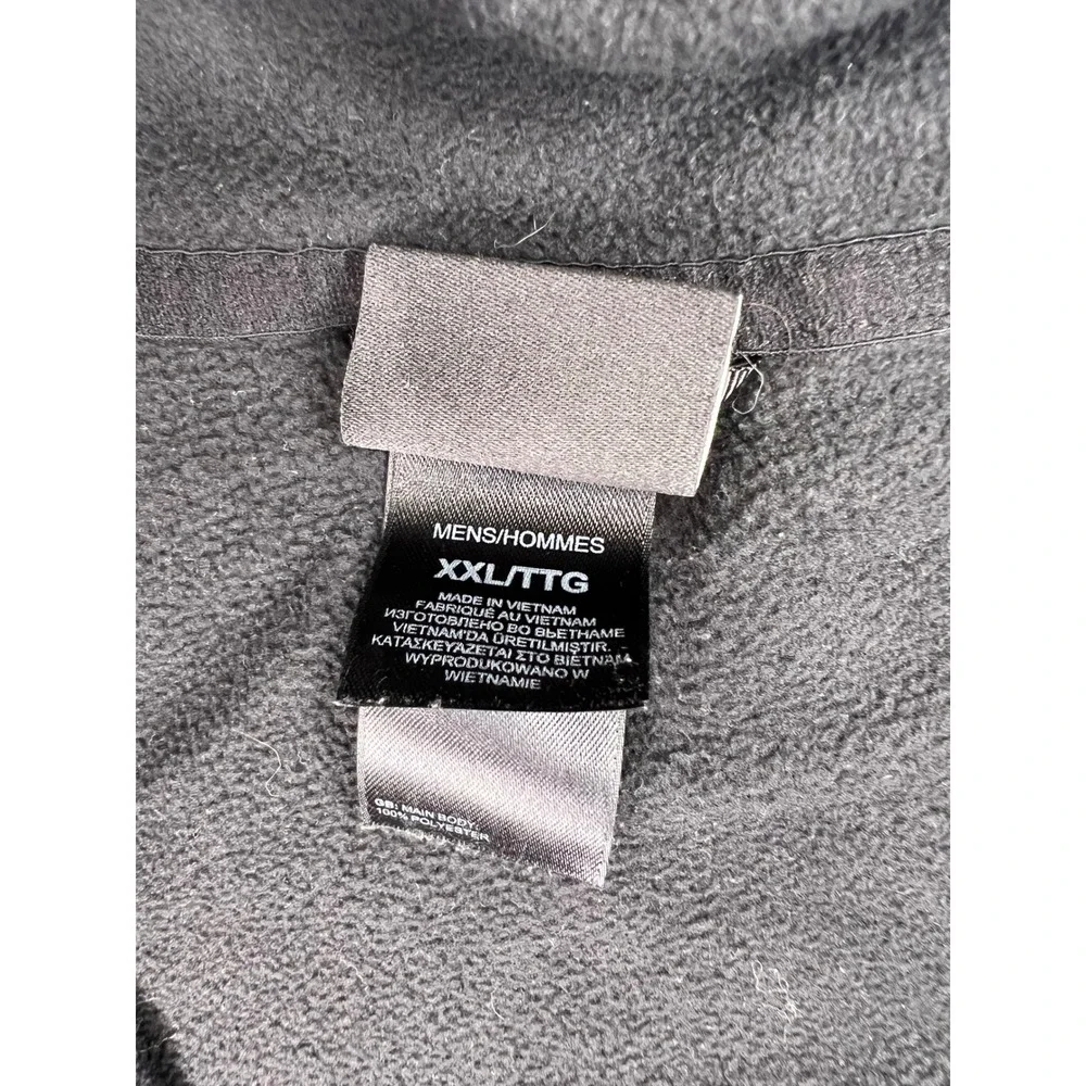 The North Face Mens Fleece Pullover Quarter Zip Black XXL